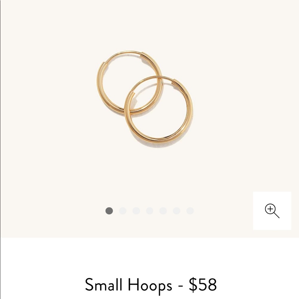 SINGLE small hoop (14 mm)